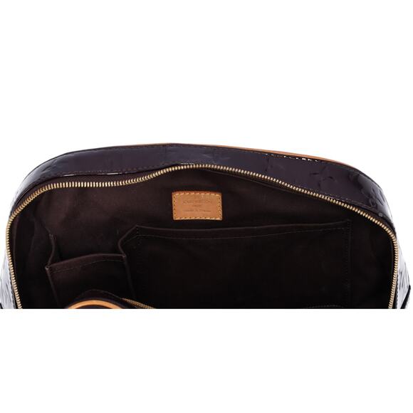 Louis Vuitton Summit Drive Monogram Vernis Handbag M93516 Amarante - Picture 6 of 9